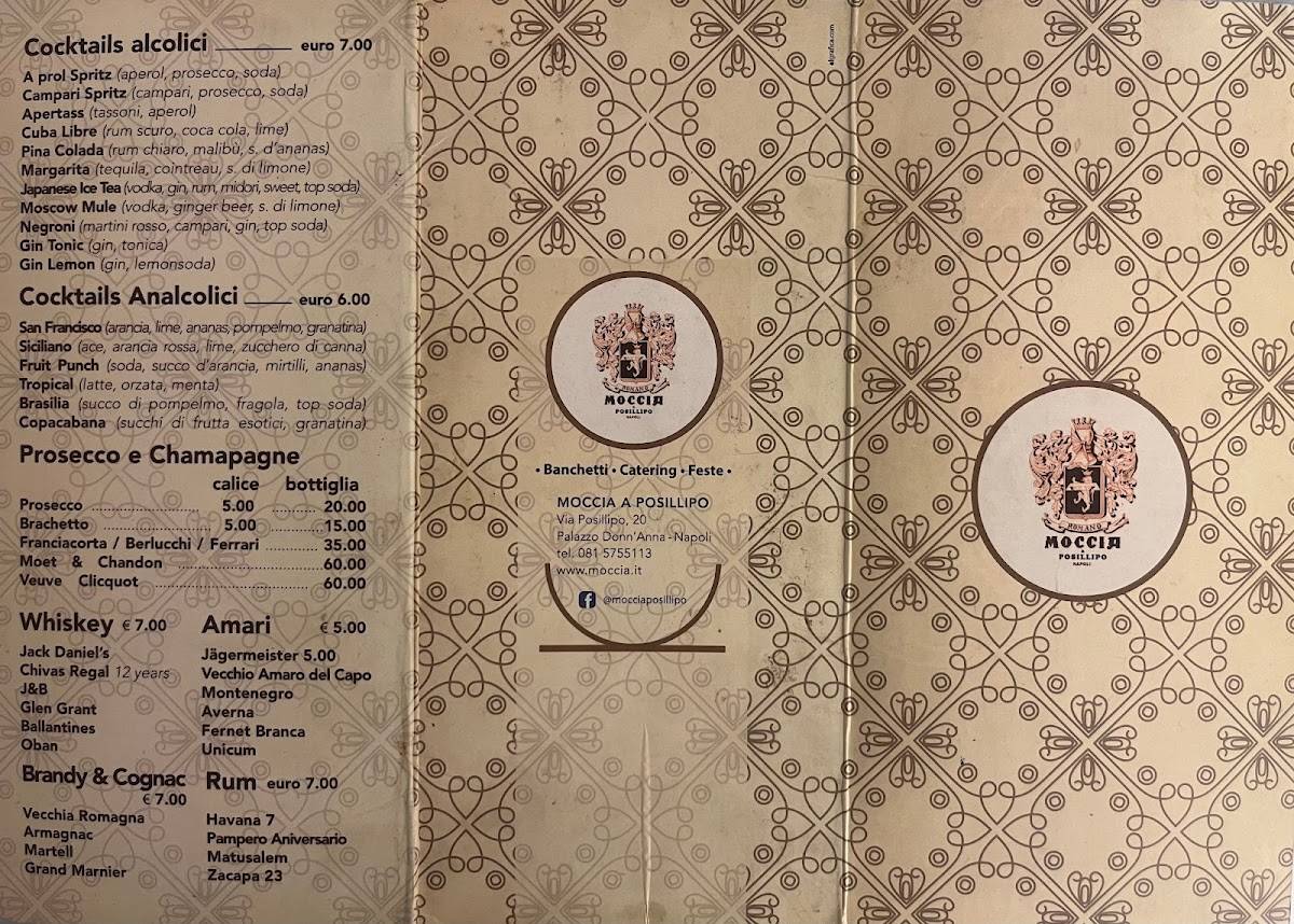 Menu di Moccia 