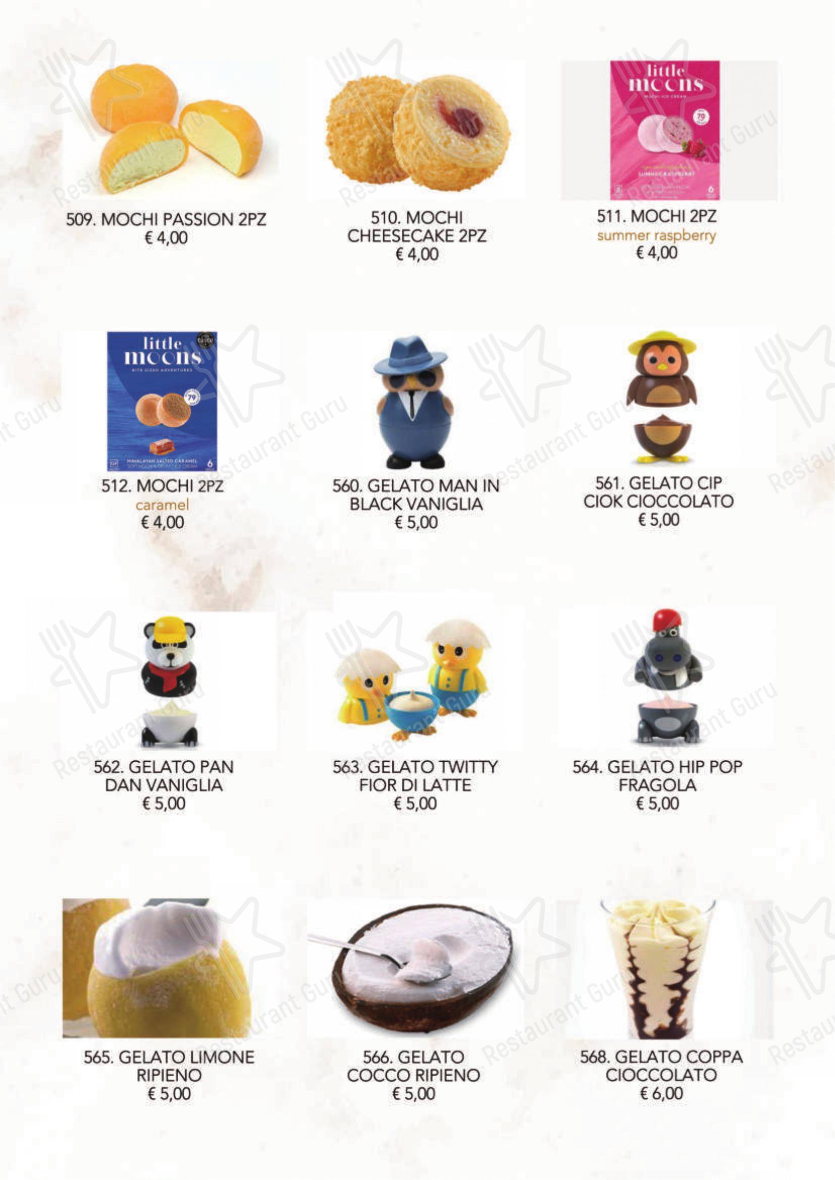 菜单 per Modo Fusion Restaurant ristorante