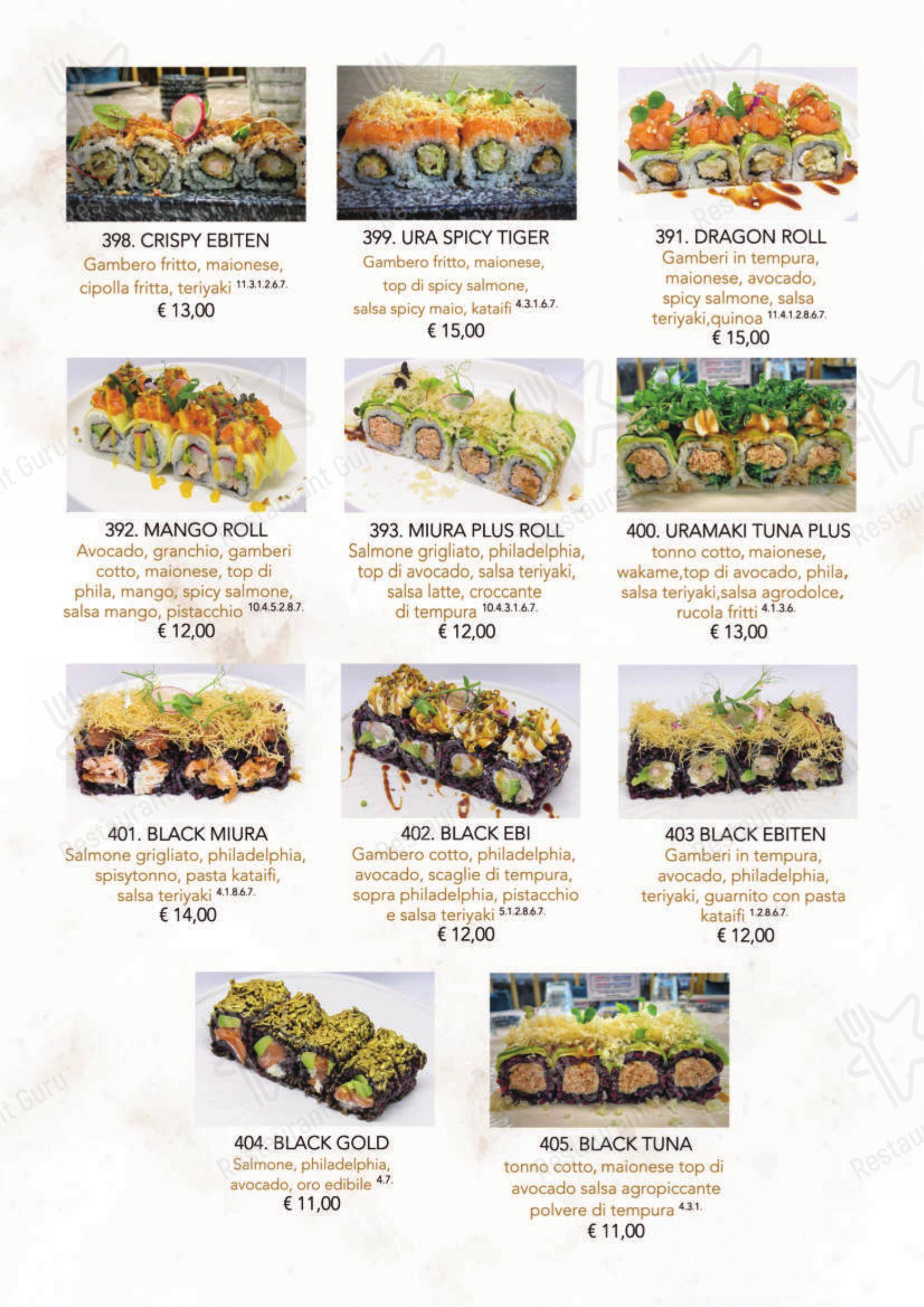 菜单 per Modo Fusion Restaurant ristorante