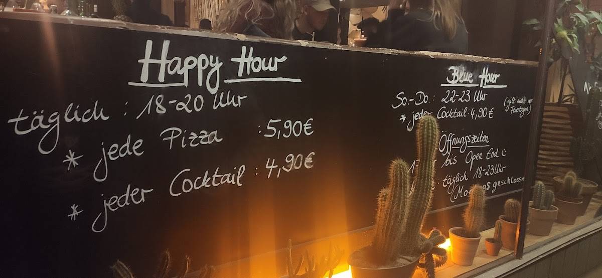 Menu de Mojito