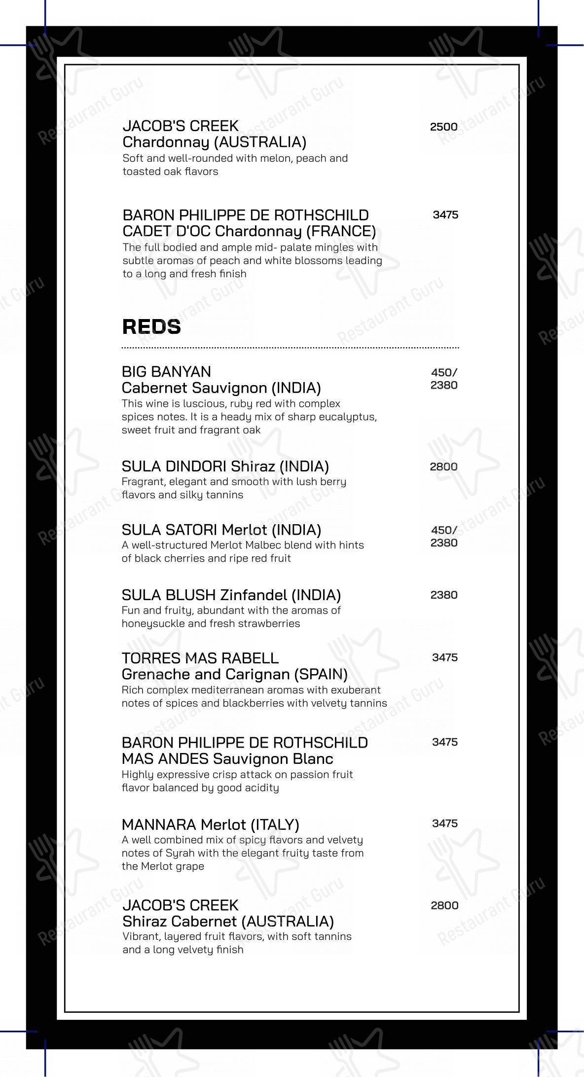 Moplah's - Menu bar