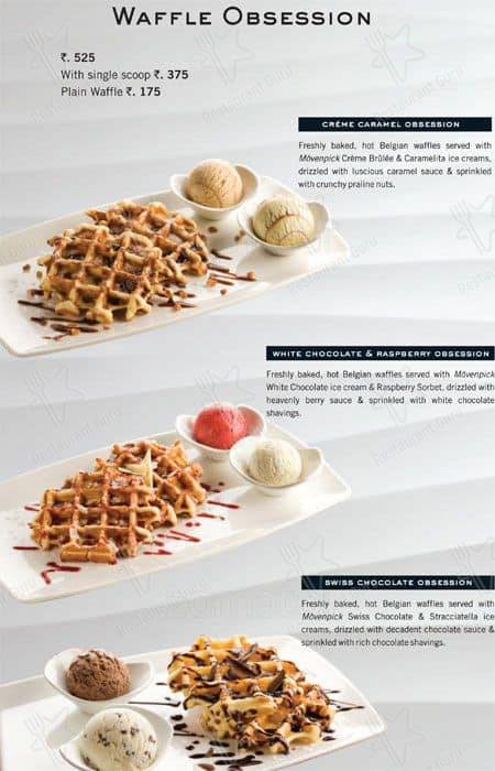Mövenpick menu