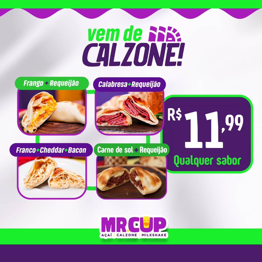 Mr. Cup Açaí cardápio