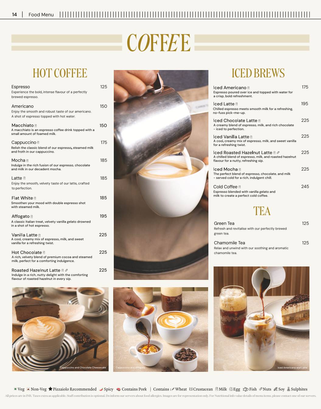 PizzaExpress menu