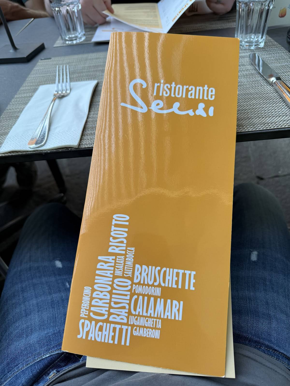 Menu di Ristorante Sensi 