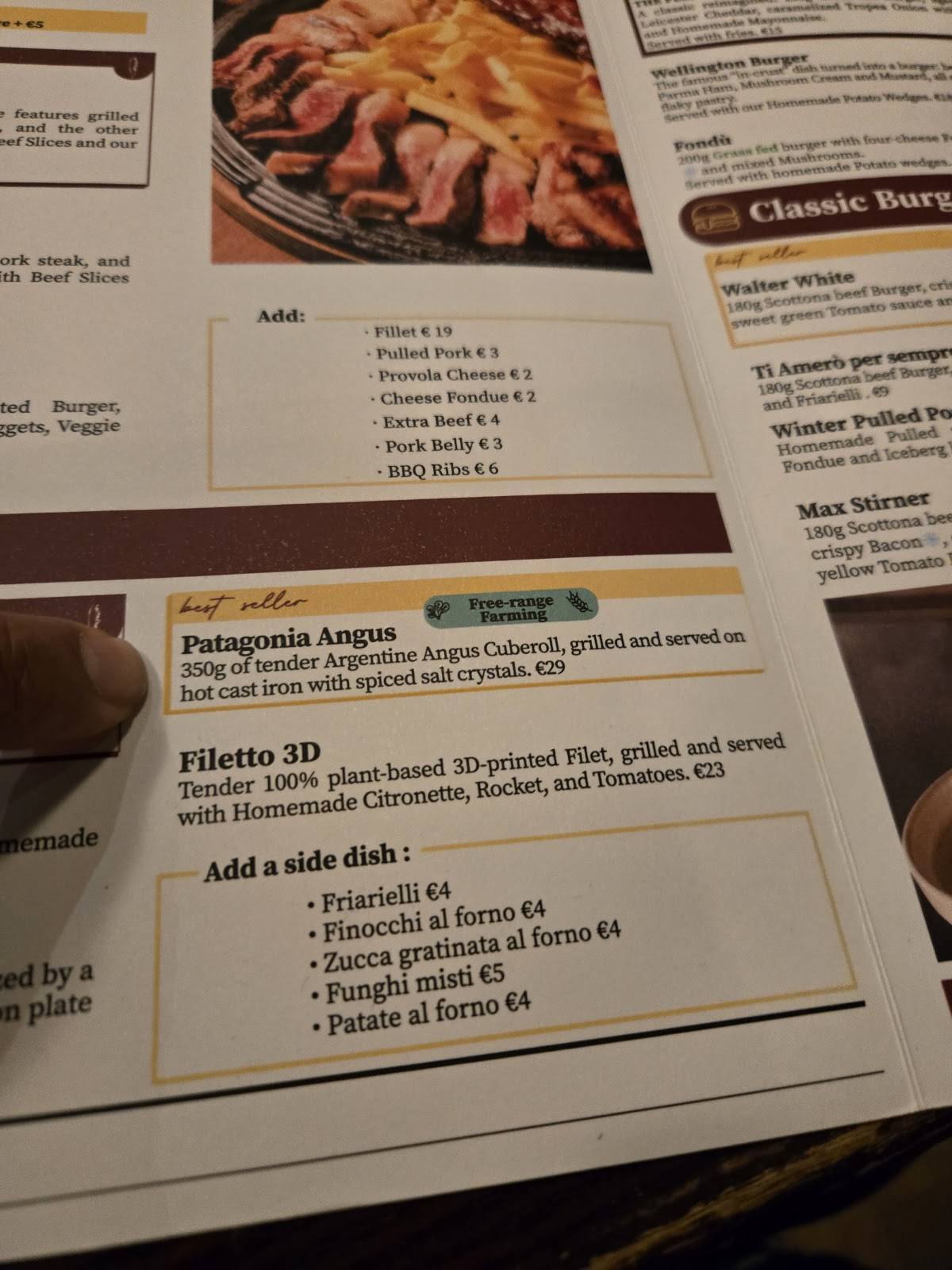 Menu di Murphy's Law Pub Napoli 