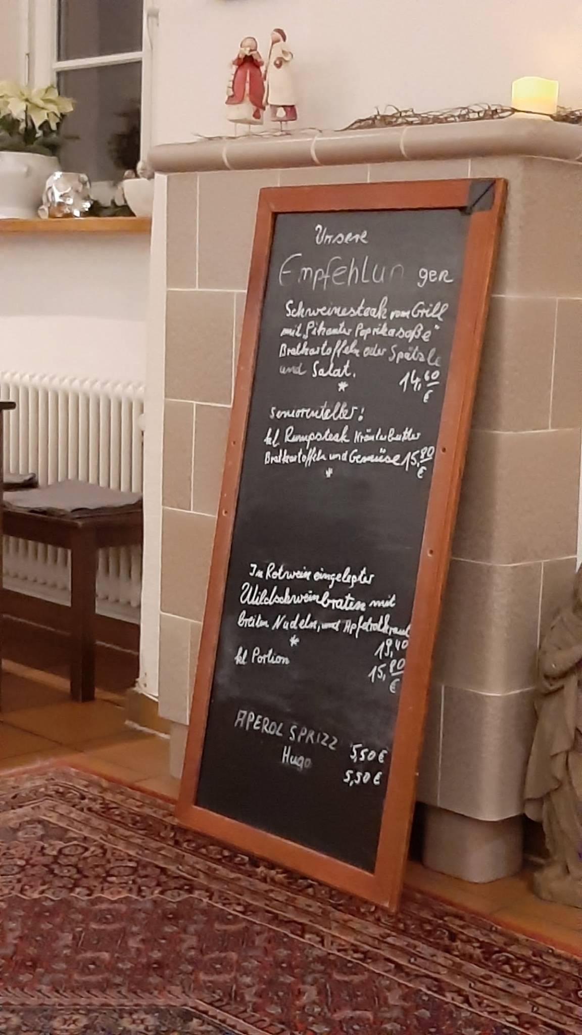 Menu de Museumsstüble Breisach, Hans Köster