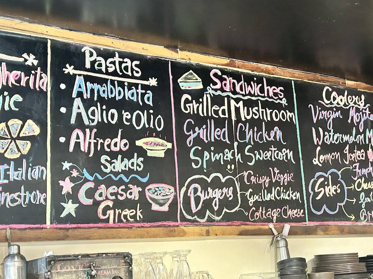 Cafe Hinge menu