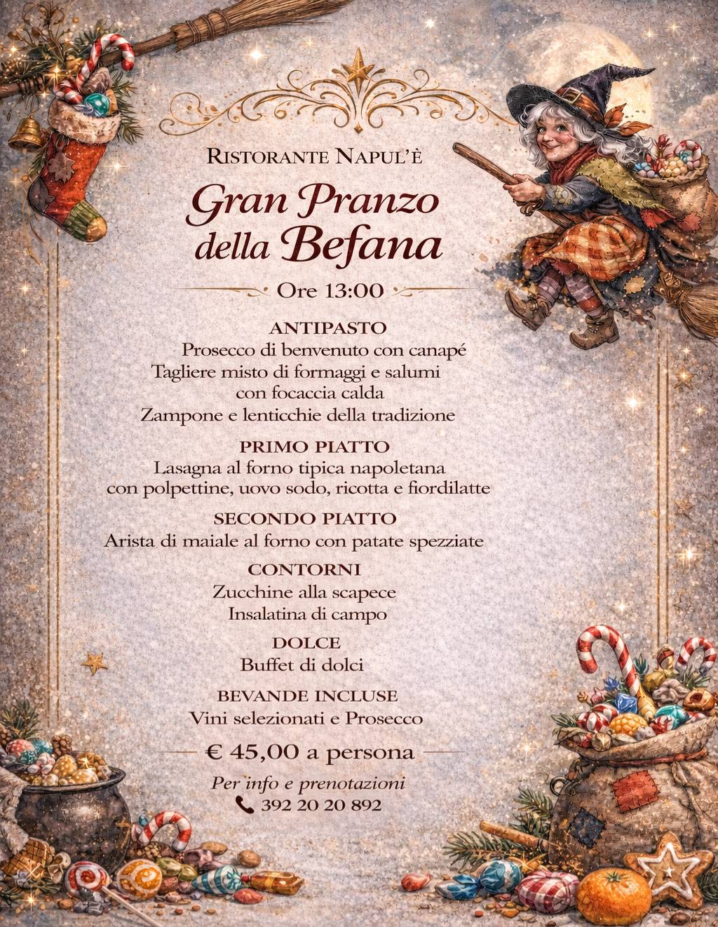 Menu di Napul'è Ristorante - Pizzeria 