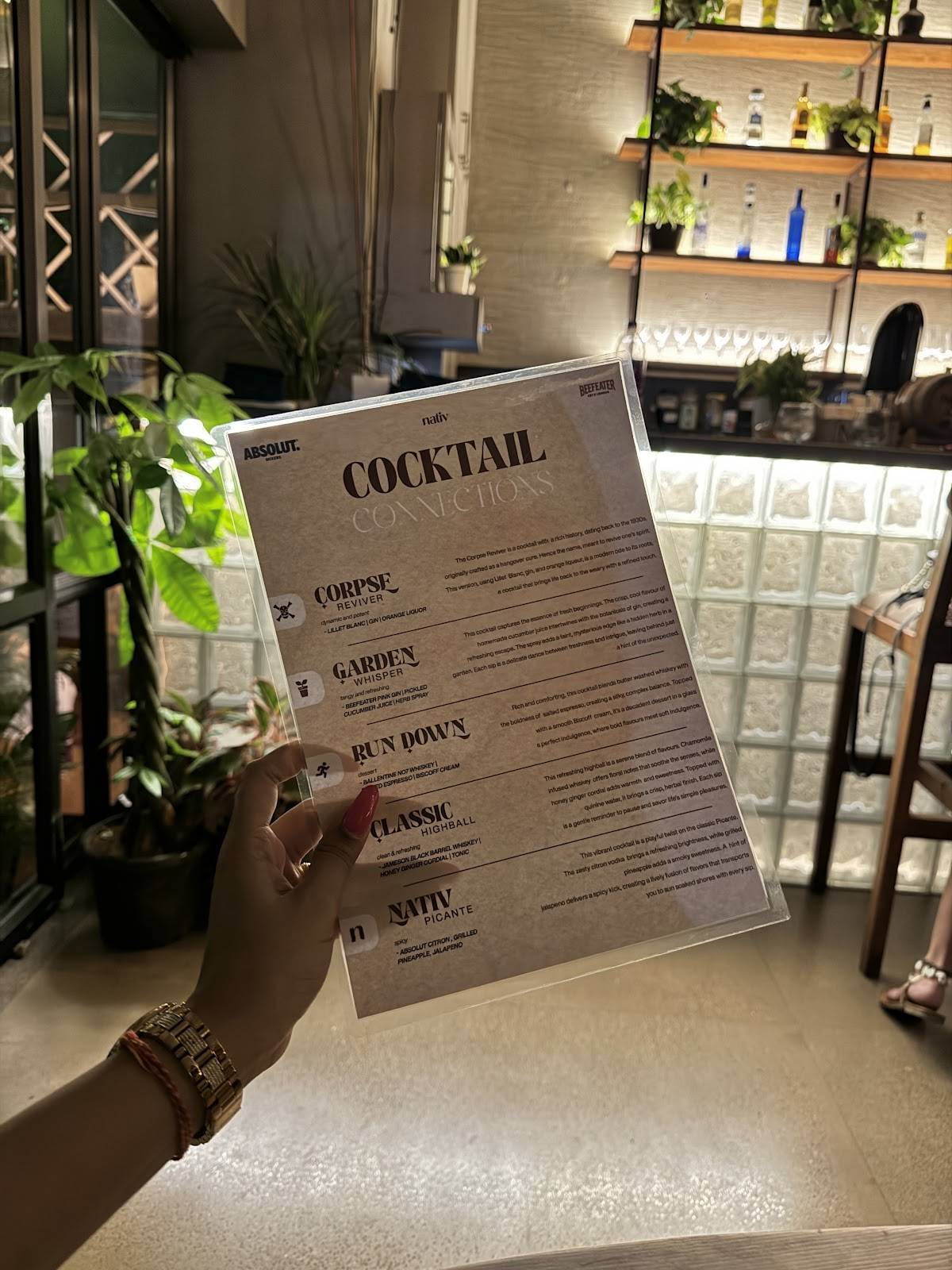 Nativ menu