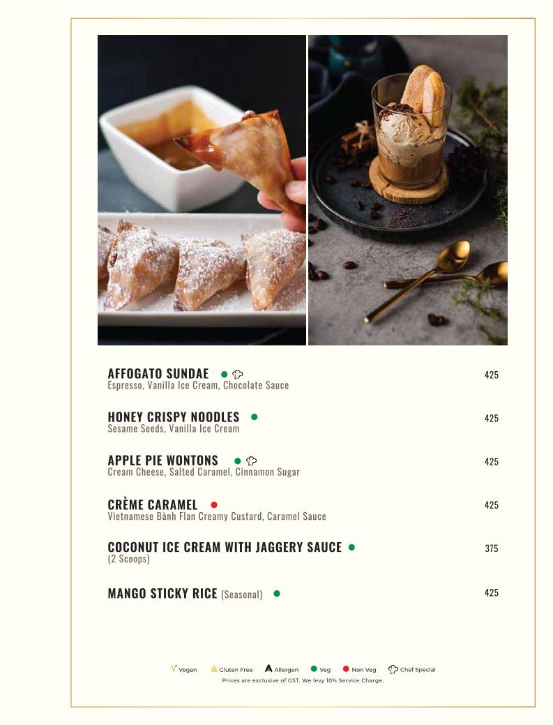 Azula - Asian Kitchen & Bar menu