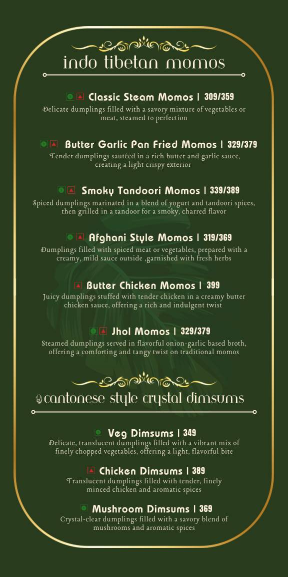 Courtyard Revibe - Cafe & Restaurant Dwarka menu