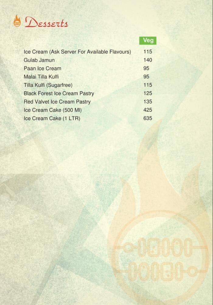 Metro Grill - Pitampura menu