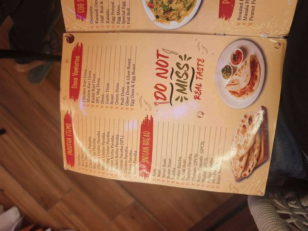 RK Mess & Restaurant menu