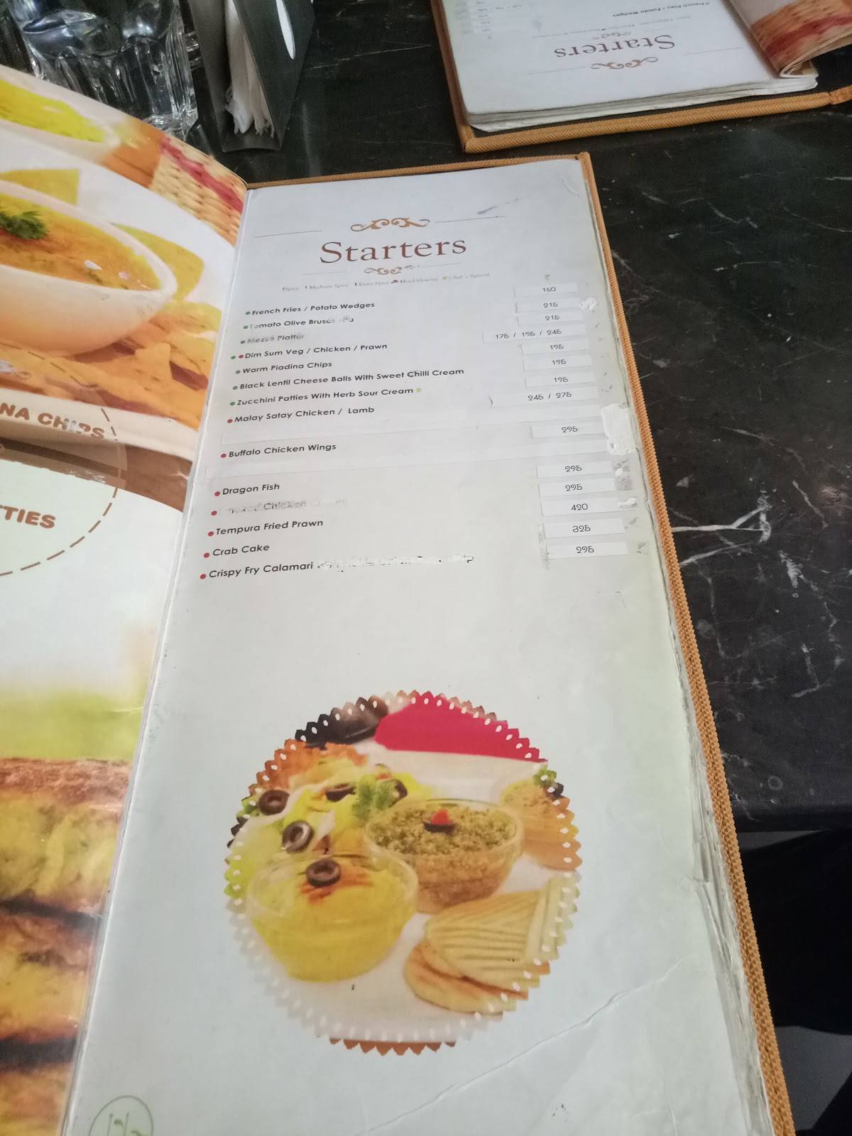 New Town Restaurant menu