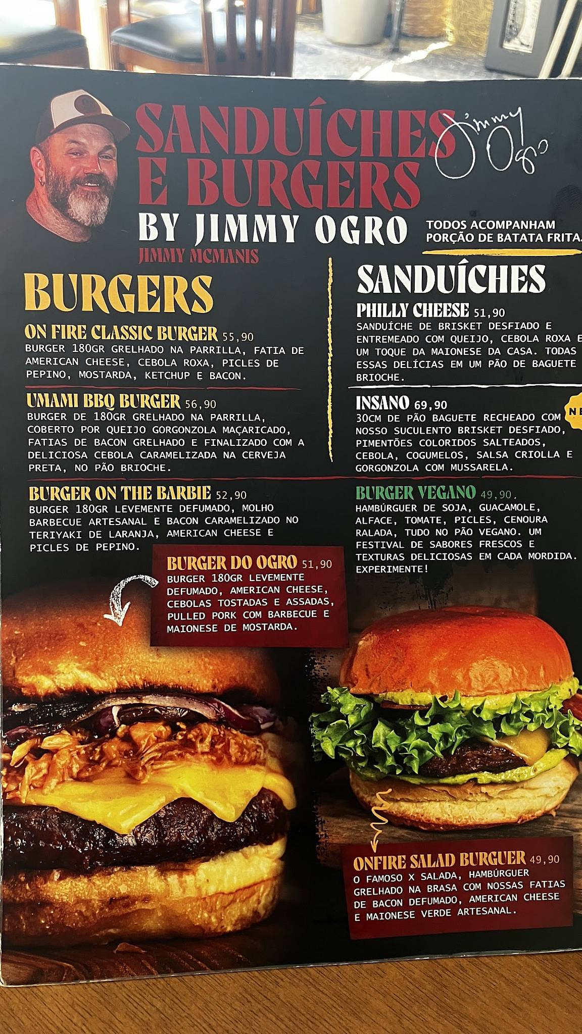 On Fire American BBQ cardápio
