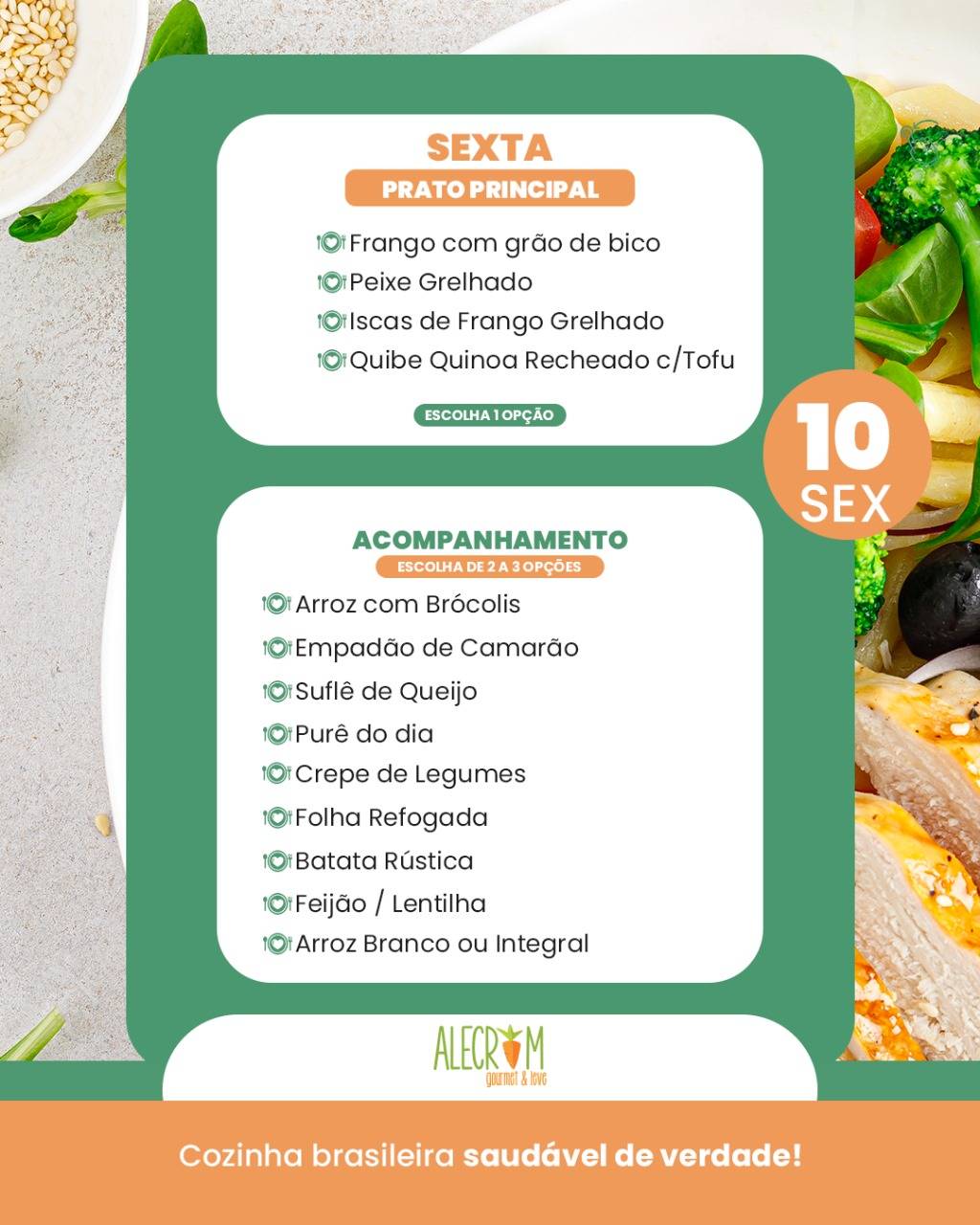 Restaurante Alecrim cardápio