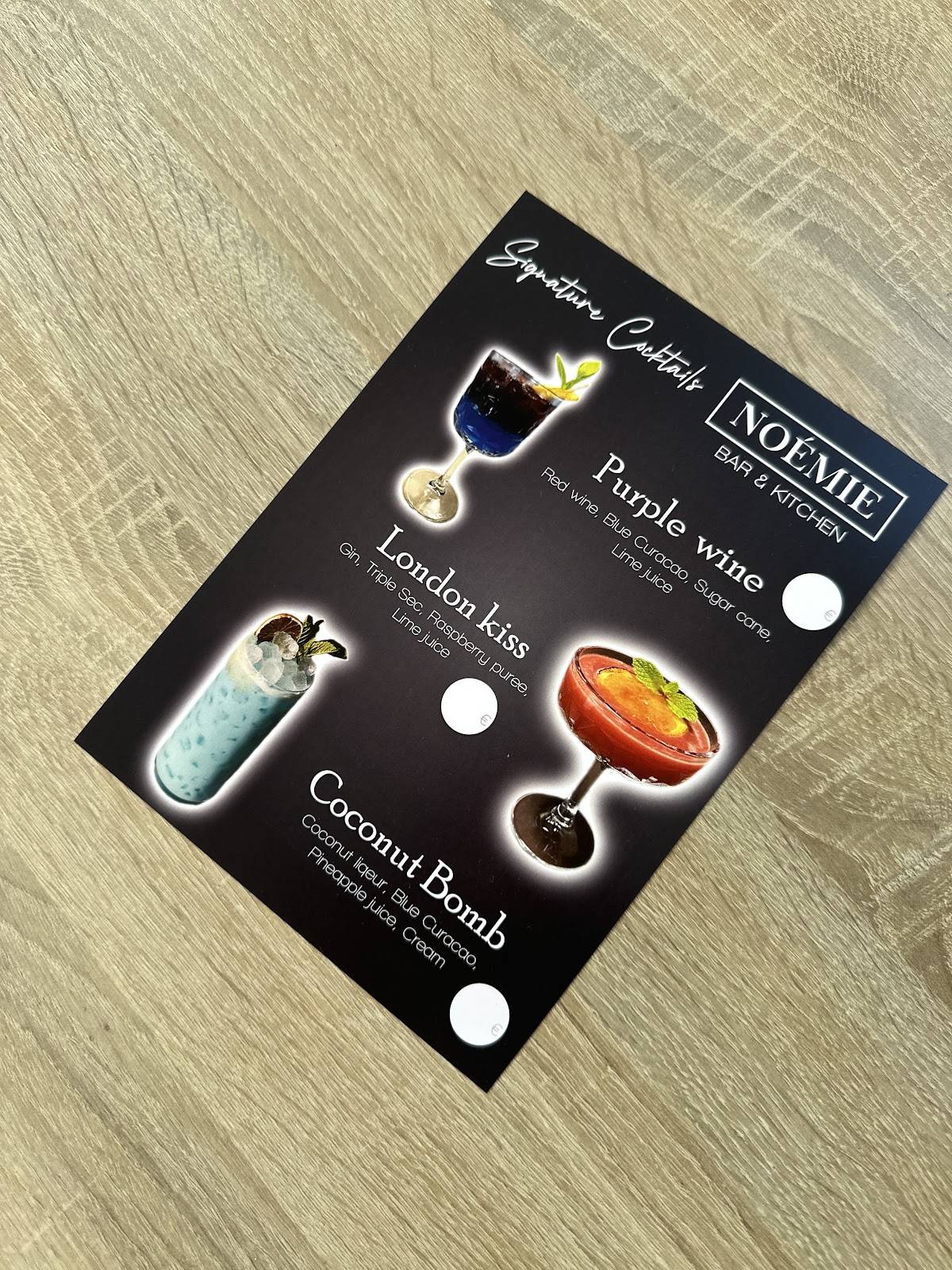 Menu di Noémie Bar & Kitchen 