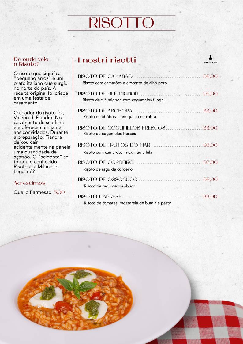 Nonna Augusta Trattoria: Comida Italiana Asa Norte Brasília cardápio