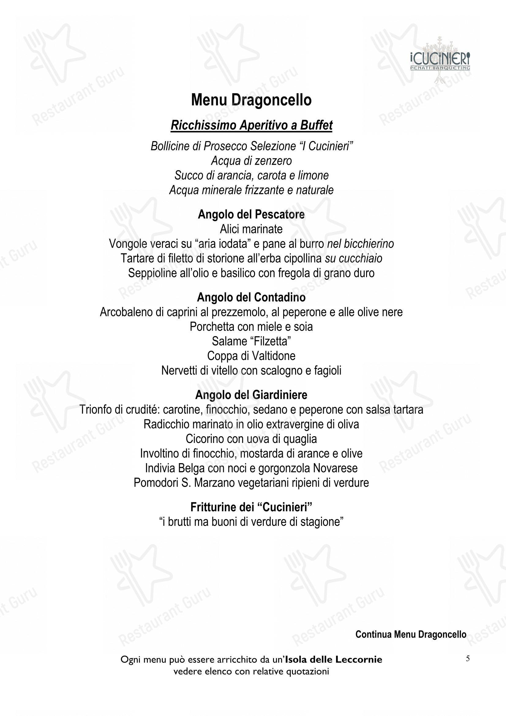 Menu di One Off Appetizer - Menu