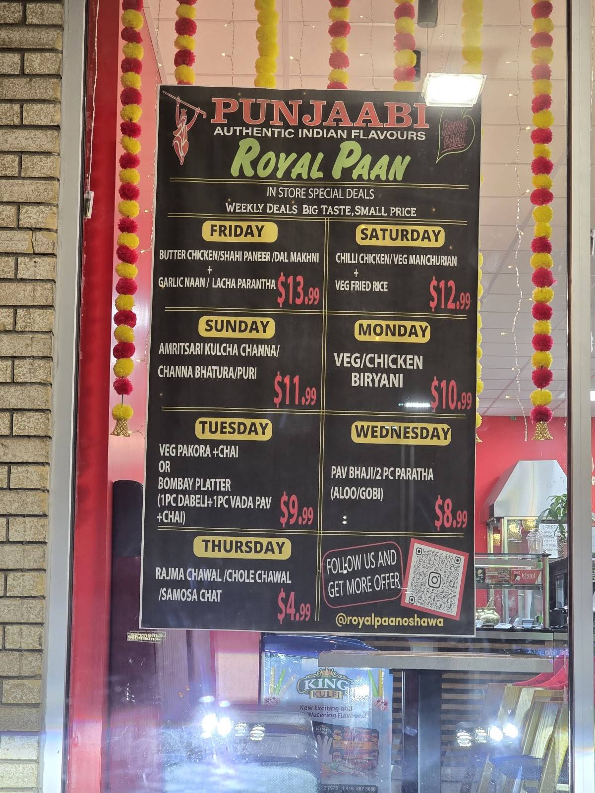 menu-at-royal-paan-restaurant-oshawa