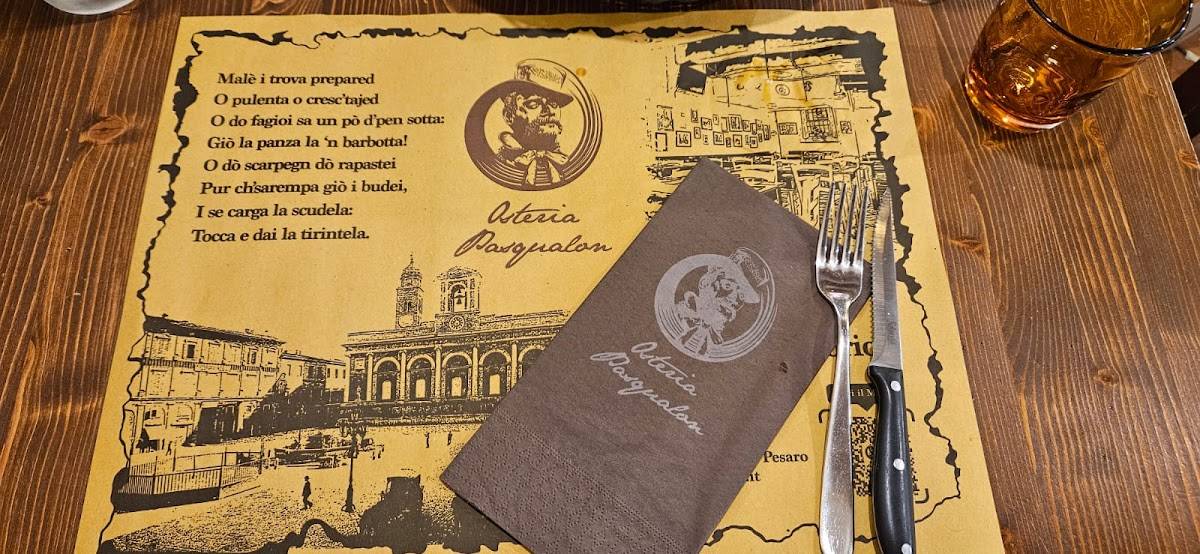 Menu di Osteria Pasqualon 