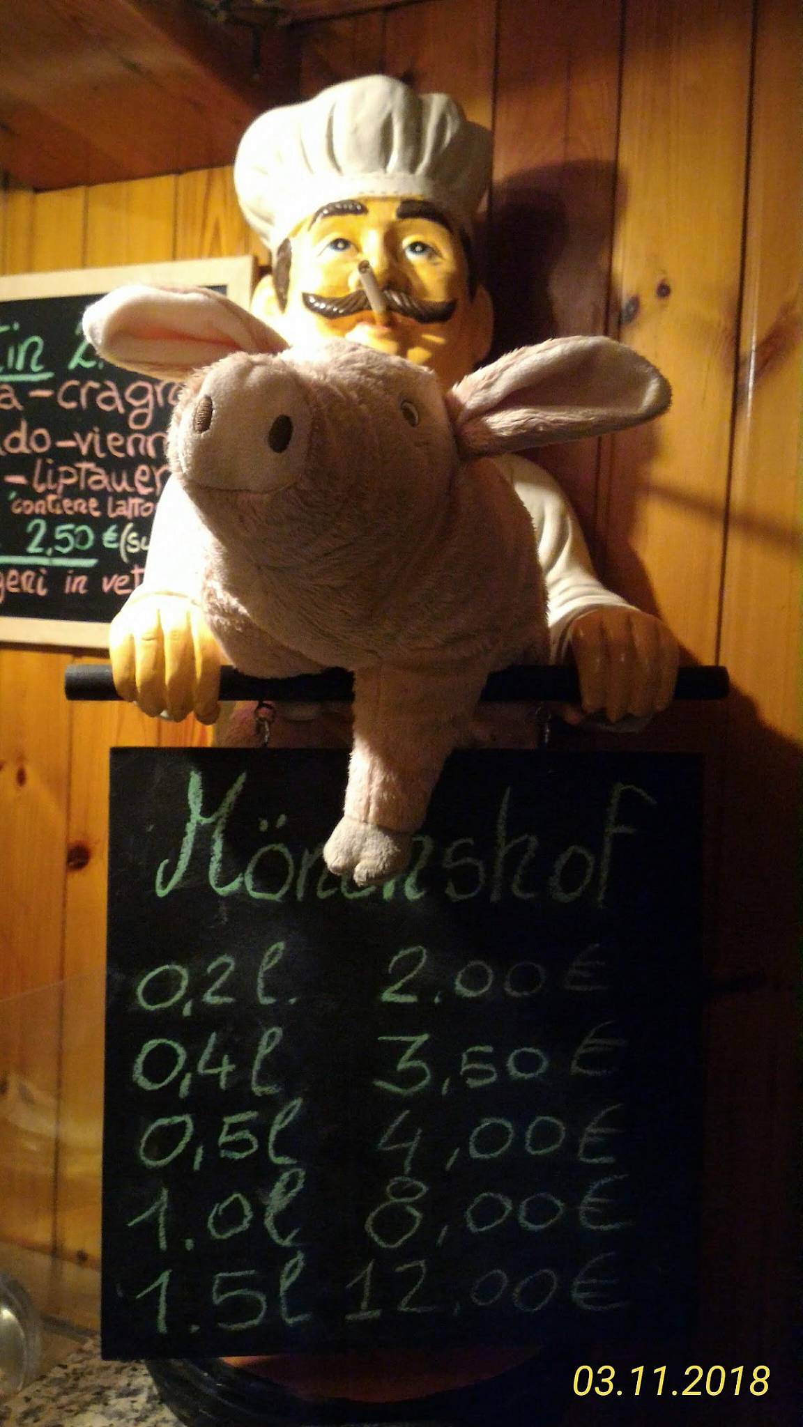 Menu di Osteria Porco Diavolo 