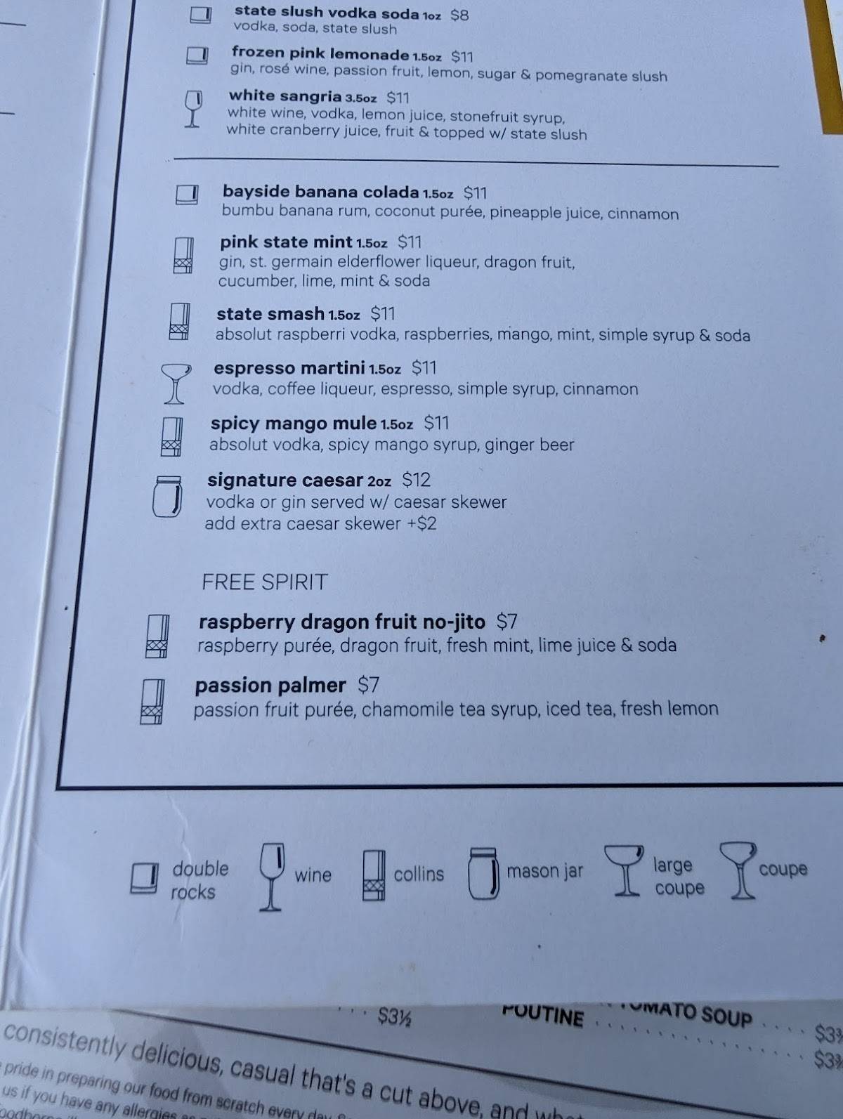 Menu de State & Main