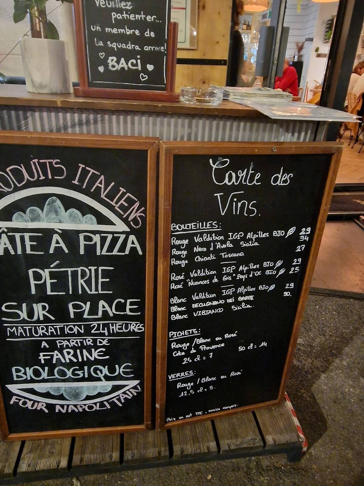 Menu at PAPA FREDO cours julien restaurant, Marseille