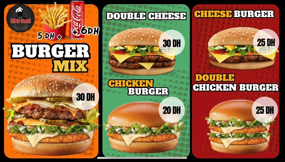 Menu de PIPO FOOD New