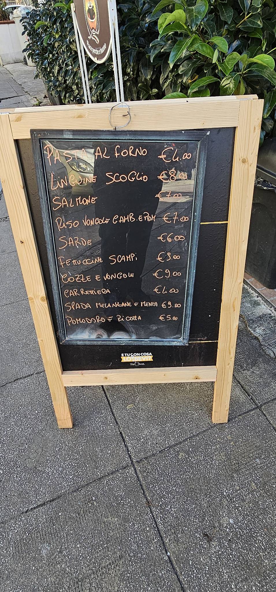Menu di Bar Rialto 