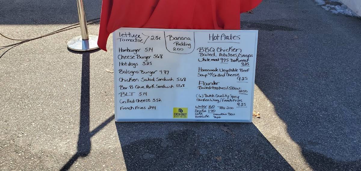 Menu at Pam's Farmhouse Restaurant, Raleigh