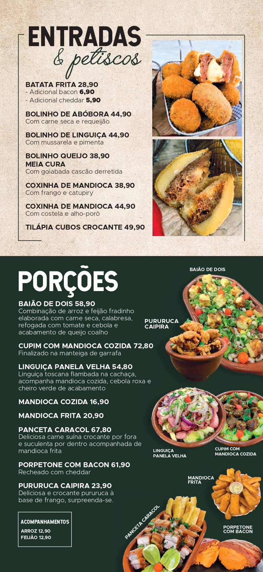 Panela Velha - Empório, Bar E Restaurante cardápio