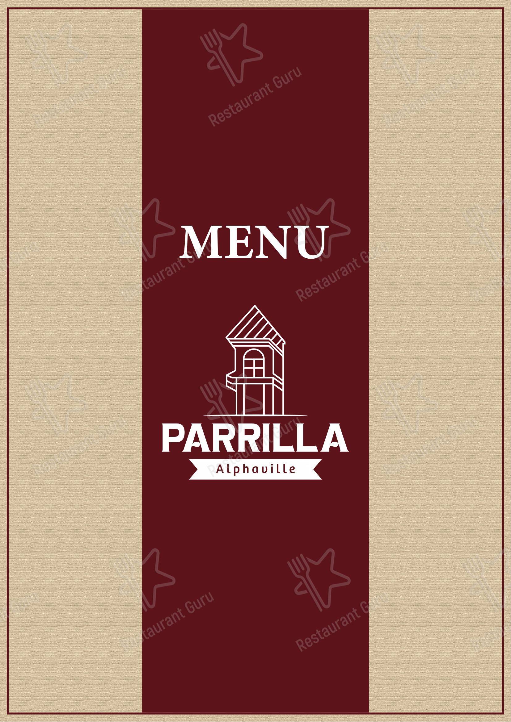 Parrilla Alphaville em Nova Lima - Menu bar