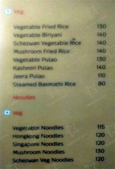 Pascah Multicuisine Restaurant menu