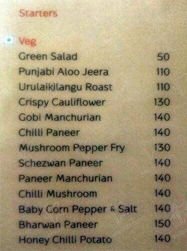 Pascah Multicuisine Restaurant menu