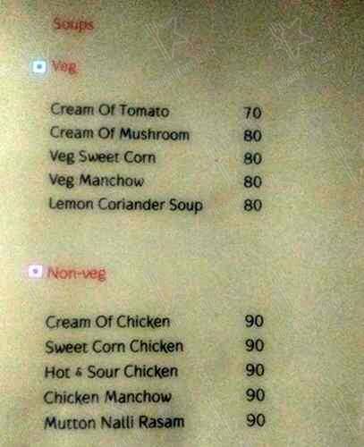 Pascah Multicuisine Restaurant menu