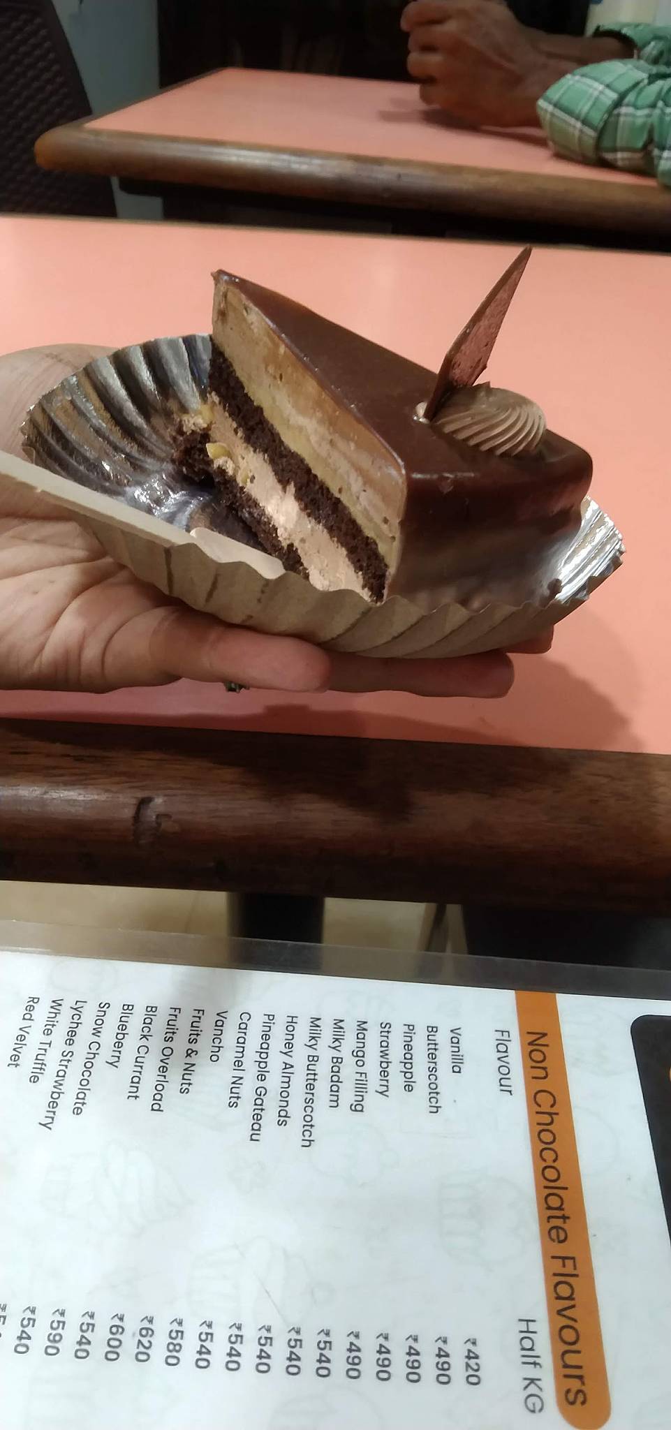 Pastry Chef menu