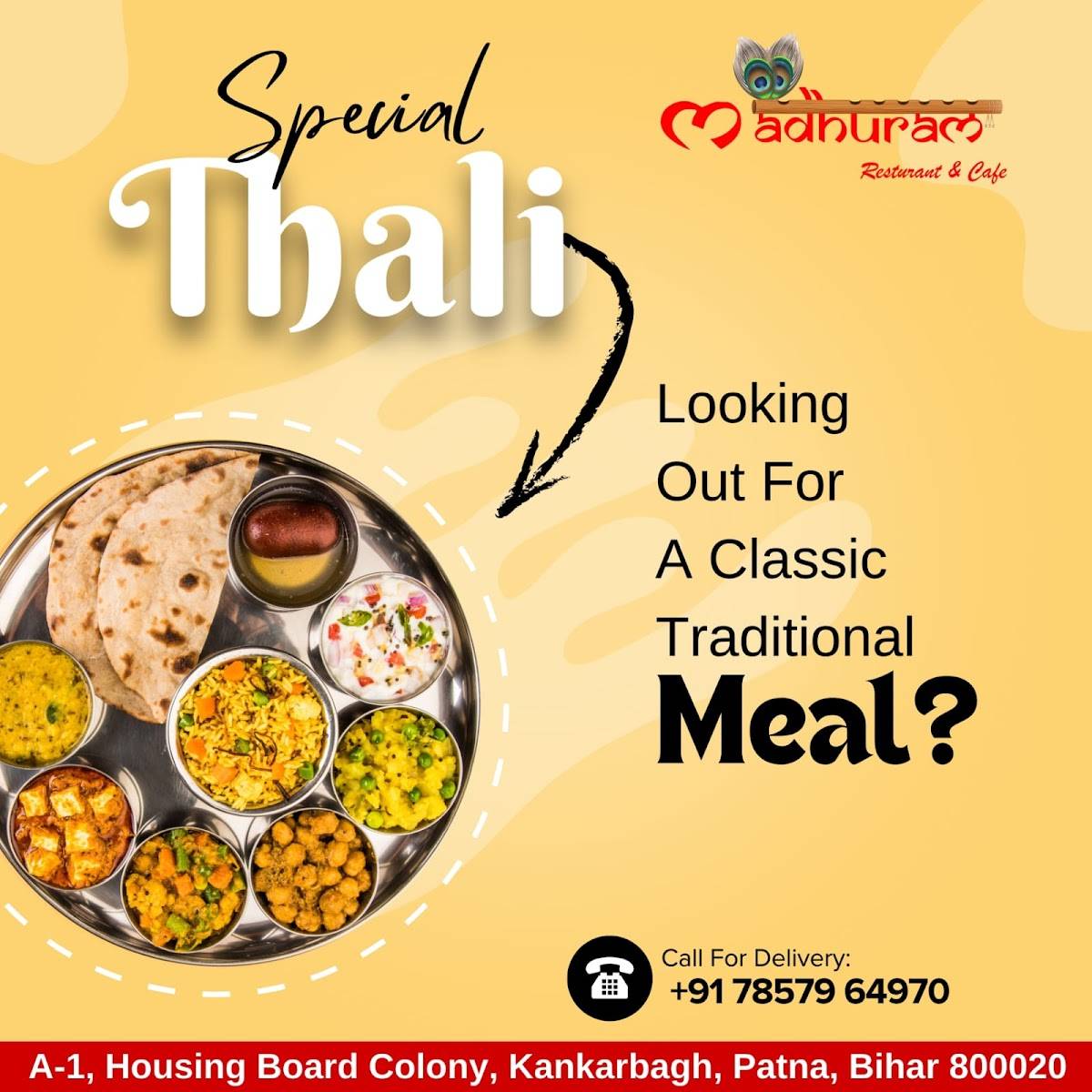 Madhuram Restaurant & Cáfè menu