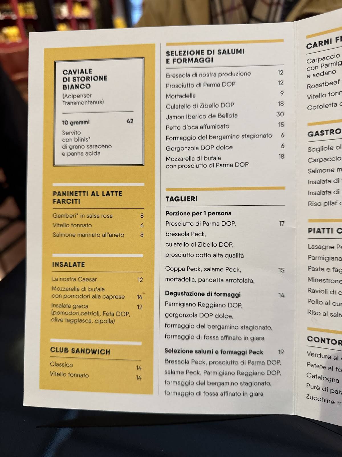 Menu di Peck - Flagship 