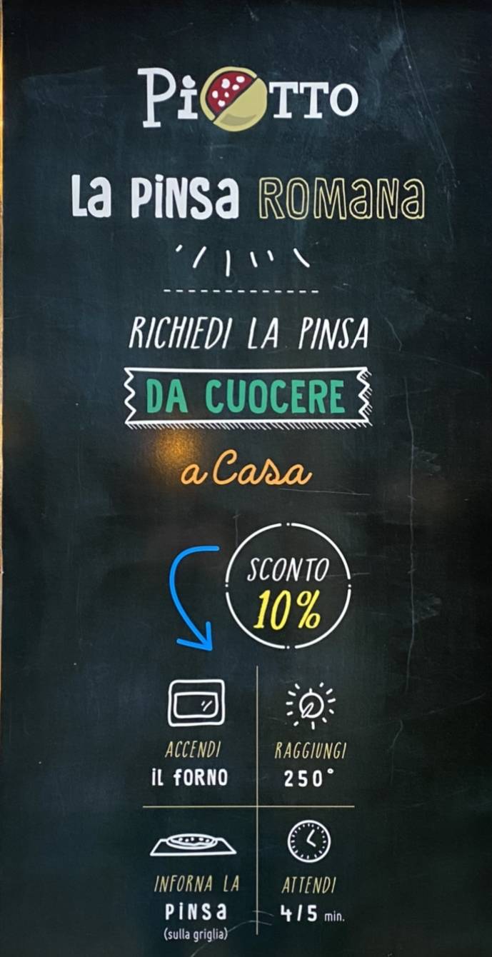 Menu di Piotto Boccea 