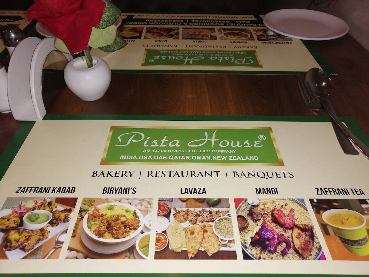 Menu at Pista House Uppal, Hyderabad