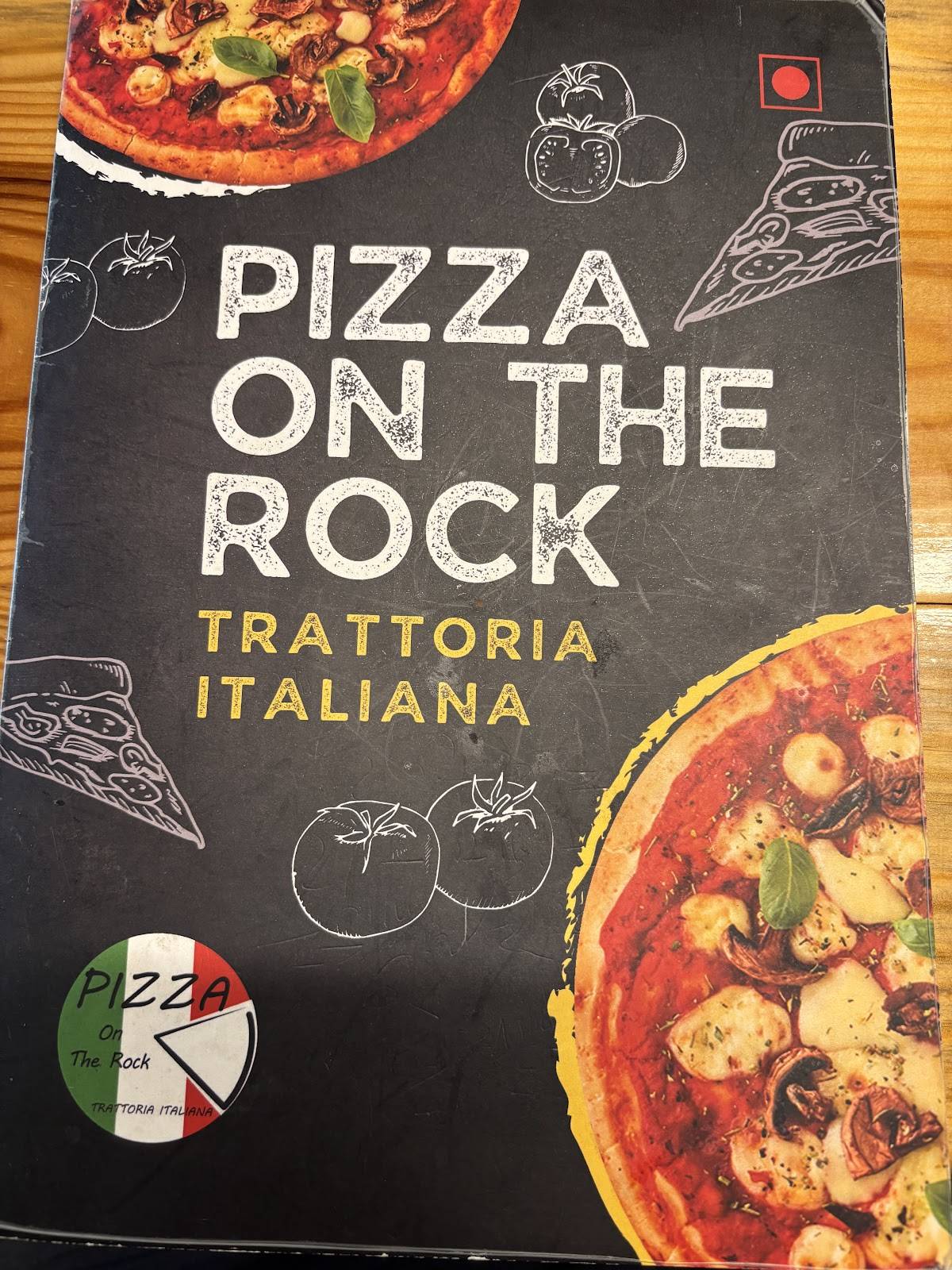 Pizza On The Rock menu