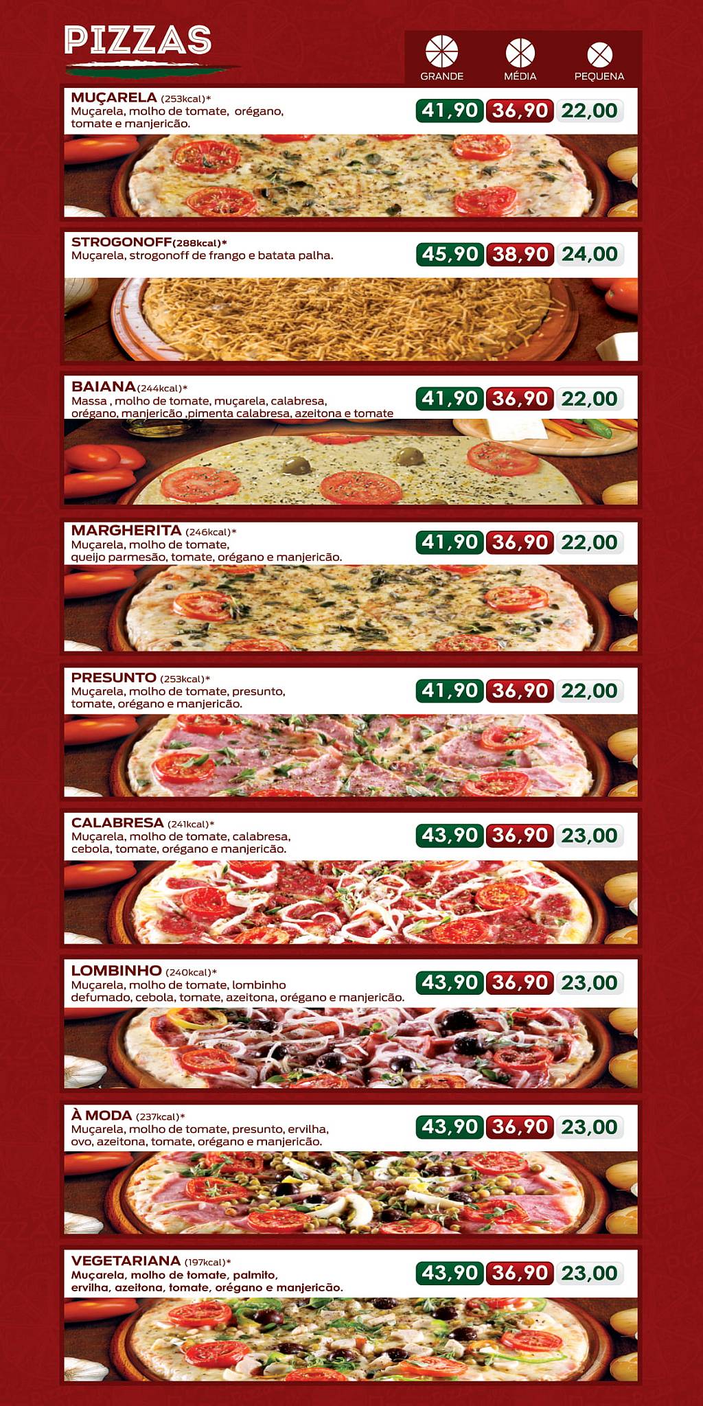 Pizza Z - Jd. Nova Esperança cardápio