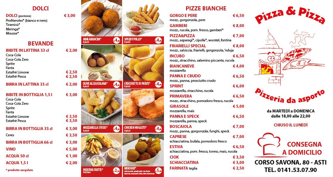 Menu di Pizza & Pizza 