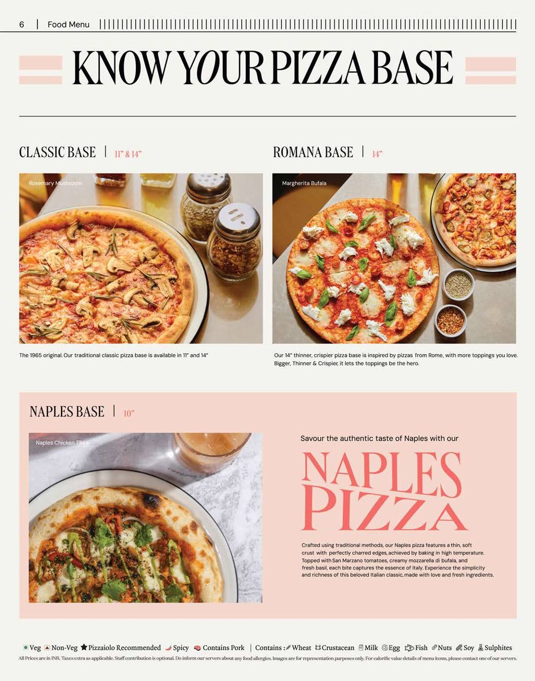 PizzaExpress menu