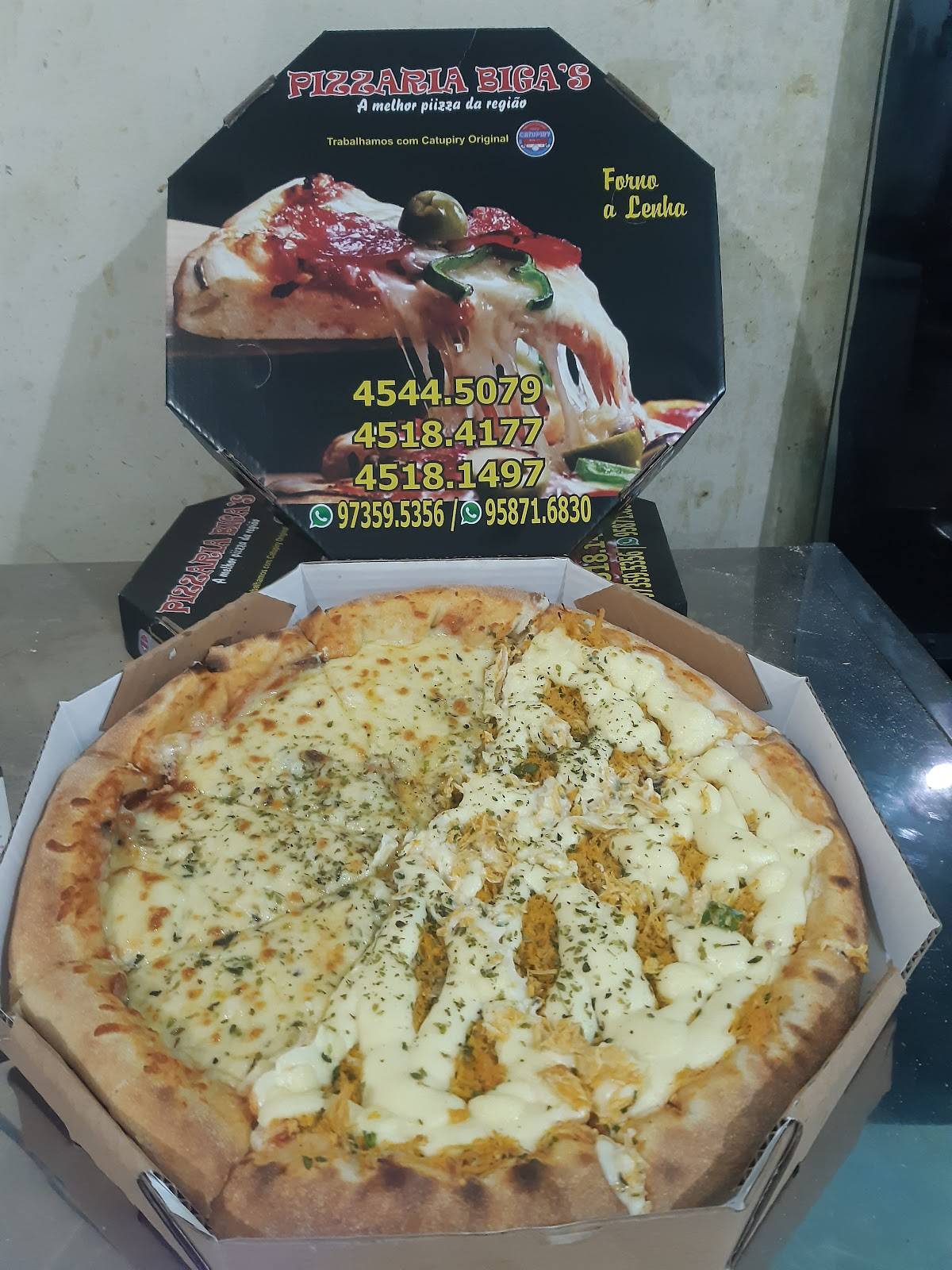 Pizzaria Biga's cardápio