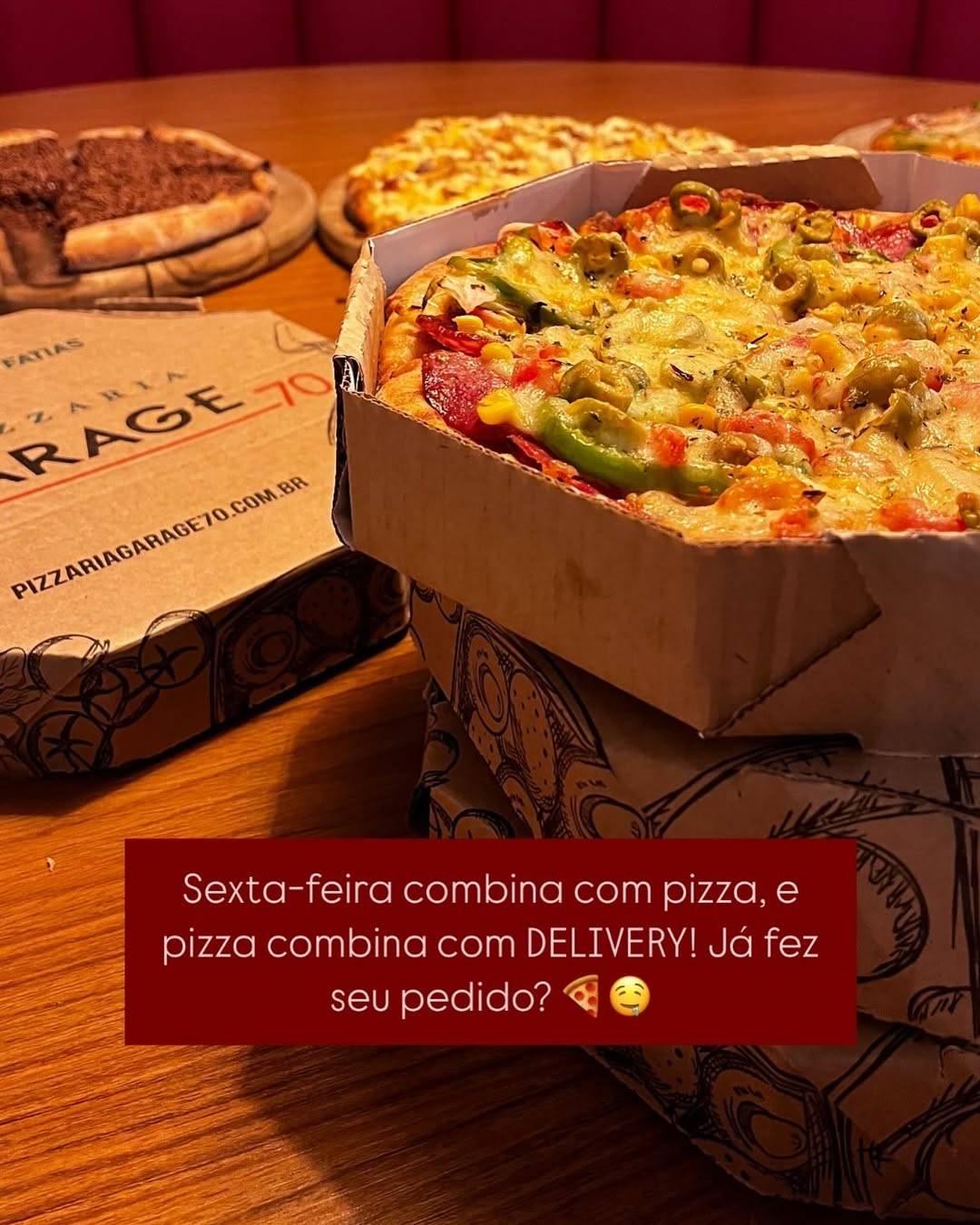 Pizzaria Garage70 Bom Jesus cardápio