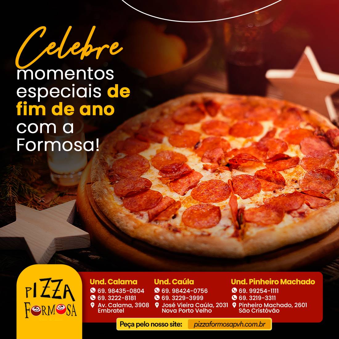 Pizzaria Pizza Formosa cardápio