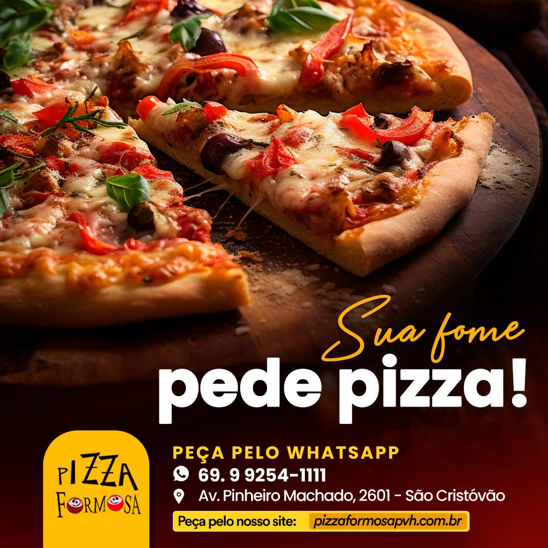 Pizzaria Pizza Formosa cardápio